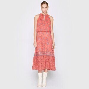 Joie Chara Chiffon Paisley Dress S